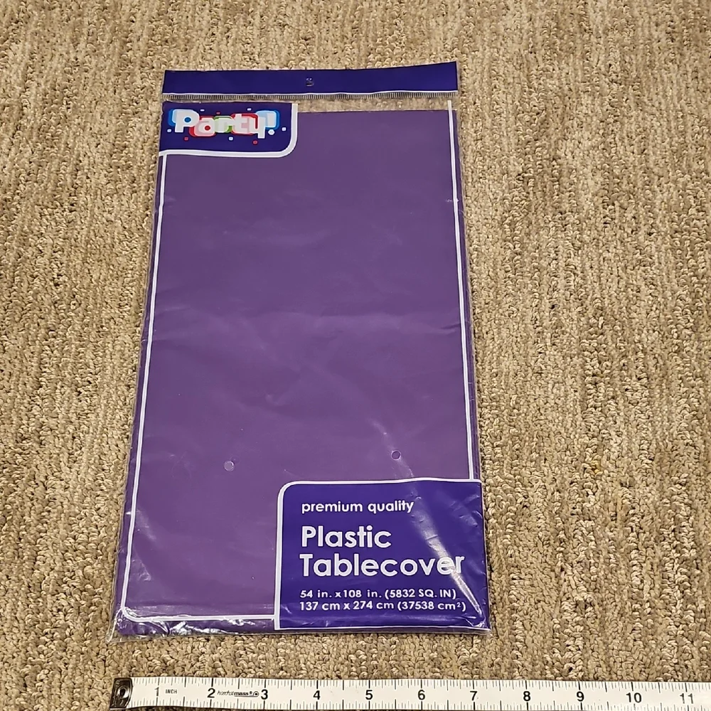 Plastic Tablecover - Purple